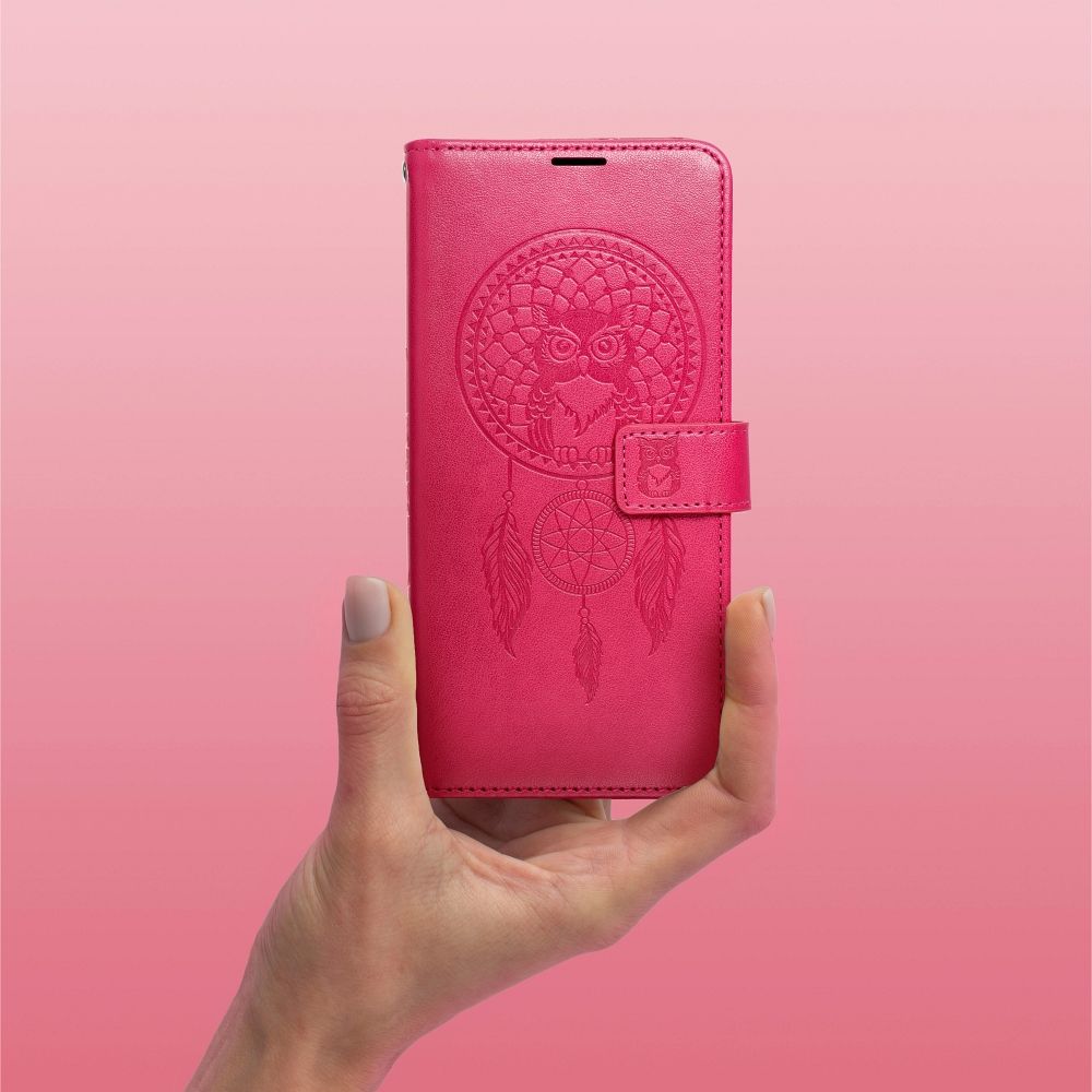 Otočné pouzdro pro Xiaomi Redmi NOTE 17 PRO 5G Mezzo Book „dreamcatcher“ v barvě magenta