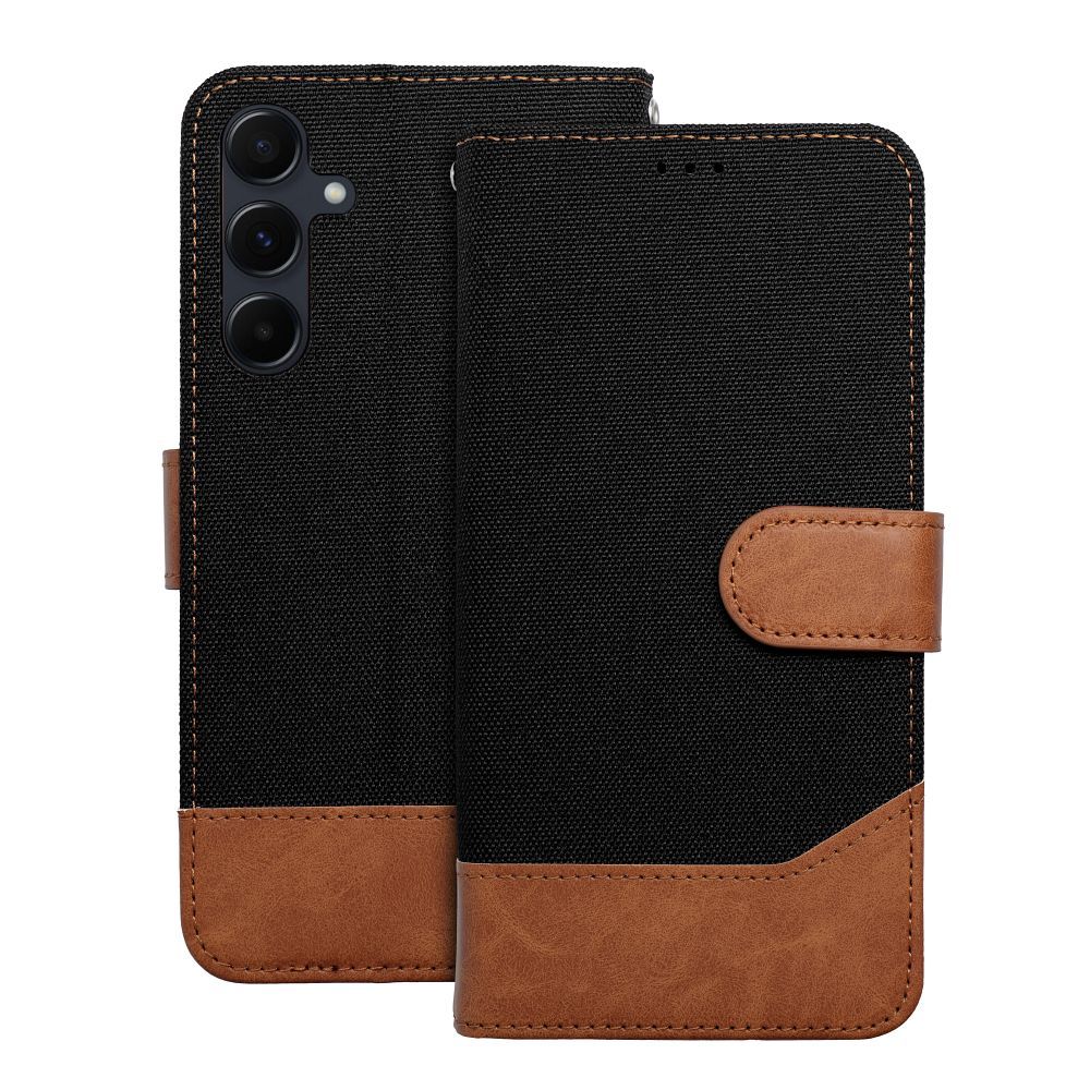 Otočné pouzdro pro Xiaomi Redmi NOTE 17 PRO MAX 5G Jeans Book, černé