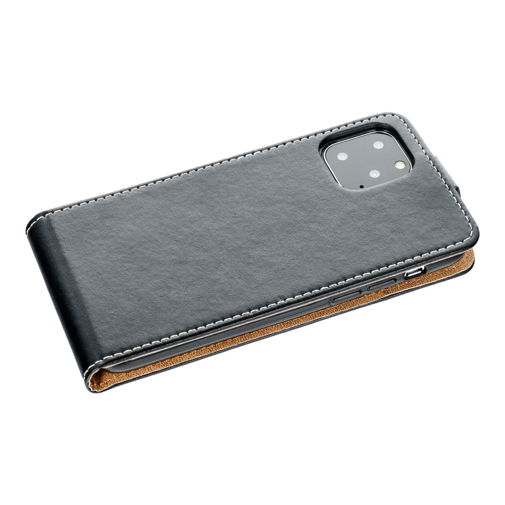 Pouzdro Flip Case SLIM FLEXI FRESH pro iPhone 17 Pro / 18 Pro, černé