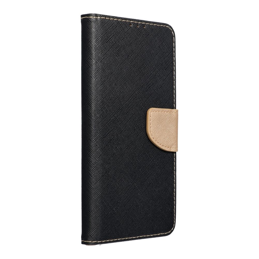 Pouzdro typu flip pro iPhone 17 PRO / 18 PRO Fancy Book, černé / zlaté