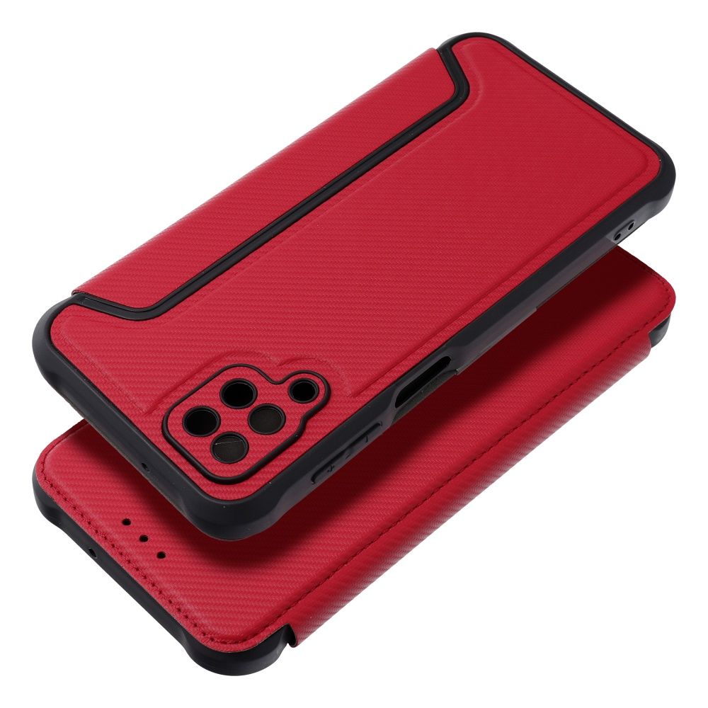 Pouzdro typu flip pro Xiaomi Redmi 17 4G / 17 5G EU Razor Book, červené