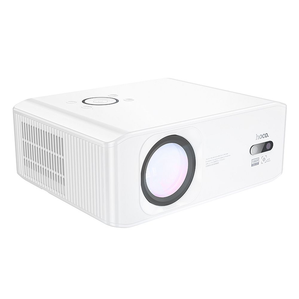 Projektor Full HD Hoco s operačním systémem Android, Wi-Fi, Bluetooth, rozlišení 1080p, model DT3, bílý