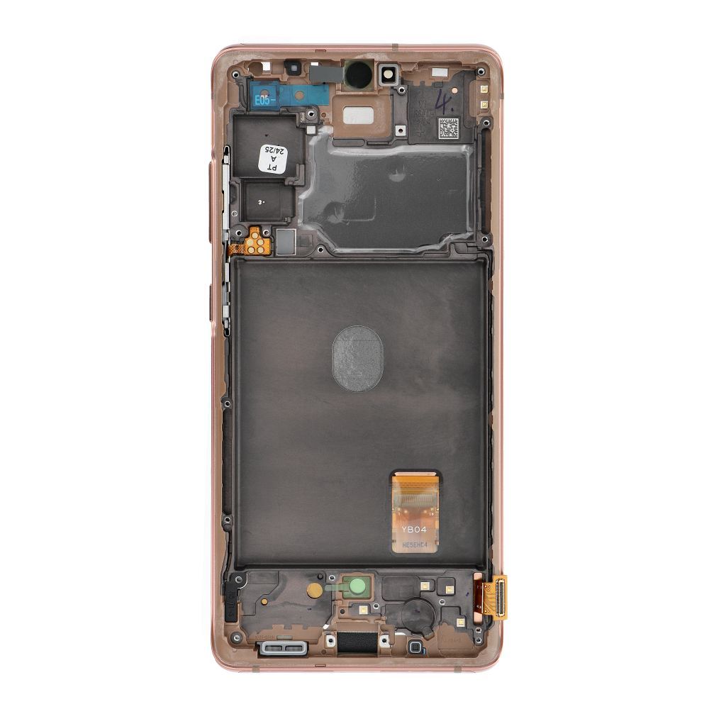 Sada pro opravu LCD displeje SAMSUNG S20 FE 4G/5G G780F/G781F GH82-24219F, oranžová