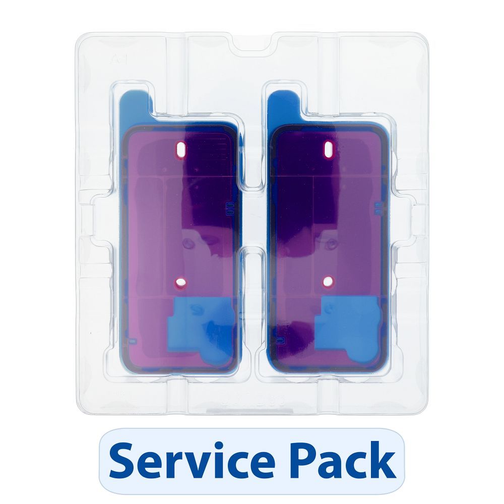 ServicePack 923-09185 Samolepicí sklo s fóliovou zadní stranou pro iPhone 15 (balení po 30 kusech)