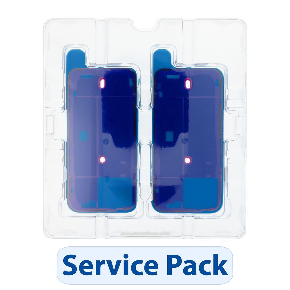 ServicePack 923-09189 Samolepicí sklo s fóliovou zadní stranou pro iPhone 15 Pro (balení po 30 kusech)