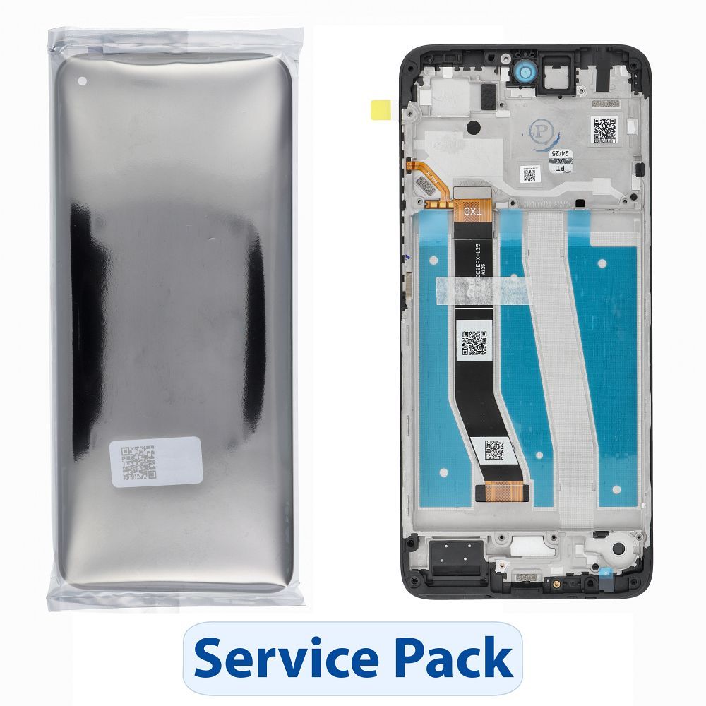 Servisní sada LCD displeje pro MOTOROLA Moto G14 Steel Gray 5D68C23075