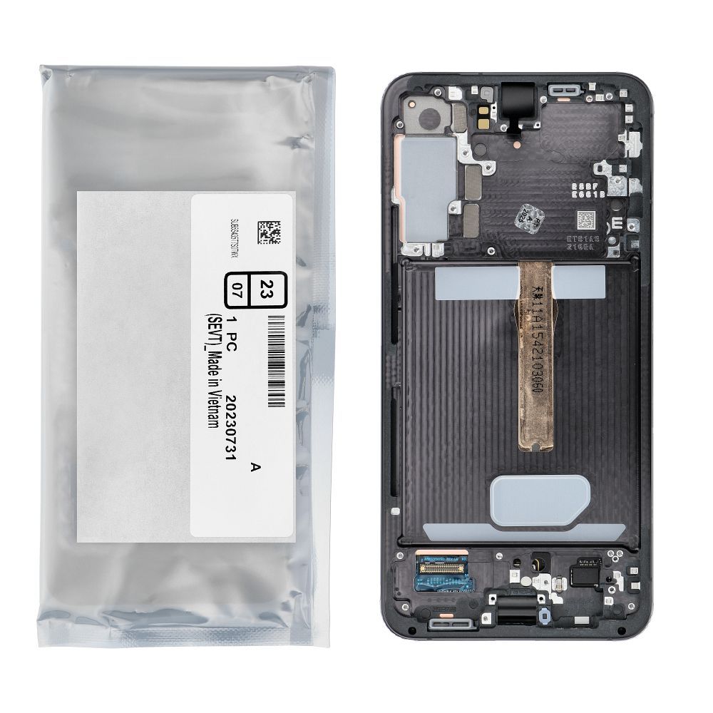 Servisní sada pro LCD displej SAMSUNG S22 Plus S906 GH82-27500A, černá