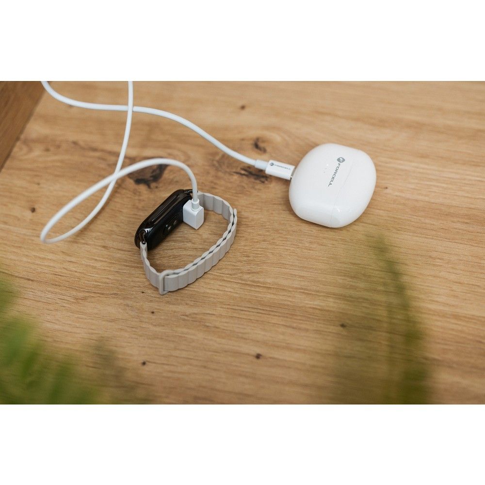 Silikonový řemínek s přezkou pro Mi Band 8 od Xiaomi Forcell F-Design FX8, černý