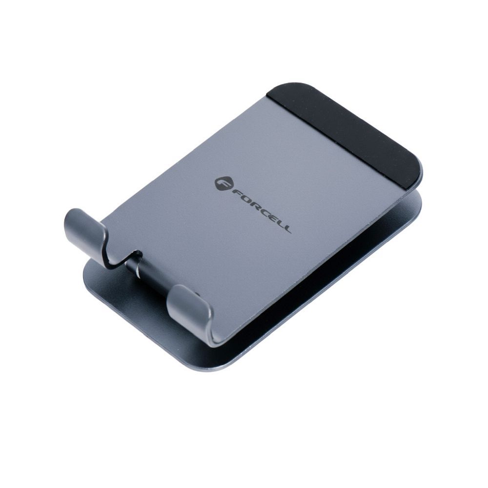 Skládací držák na stůl pro telefon/tablet Forcell F-Grip Fold Stand 1, šedý