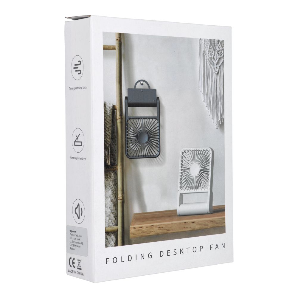 Stolní ventilátor HX-123, tmavě modrý