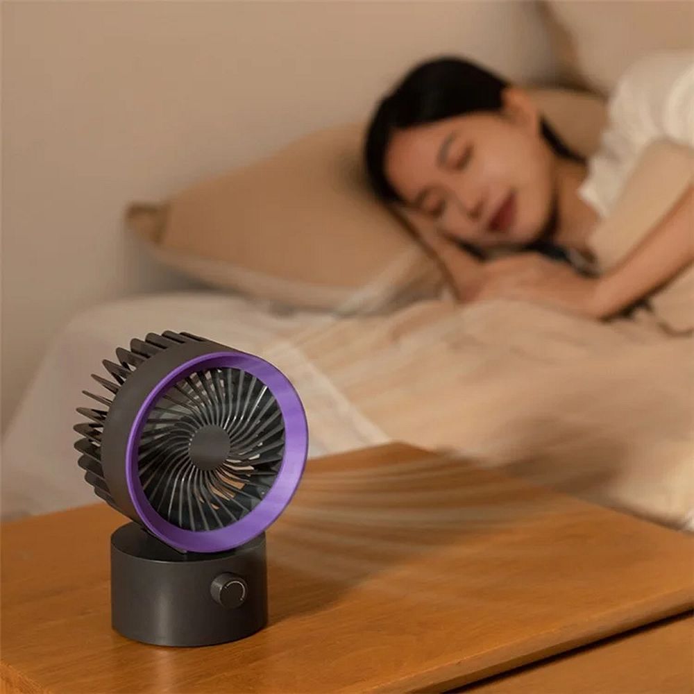 Stolní ventilátor LLD-F87R, bílý