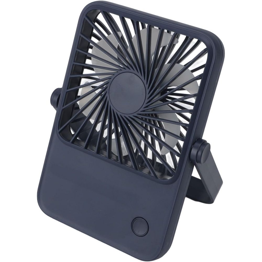 Stolní ventilátor s nastavitelným stojanem HX-122, tmavě modrý