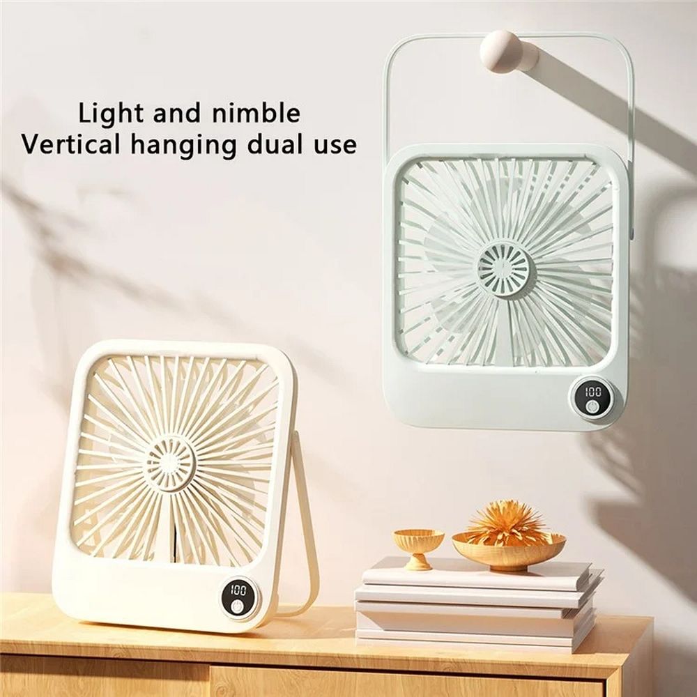 Stolní ventilátor s nastavitelným stojanem W30, modrý