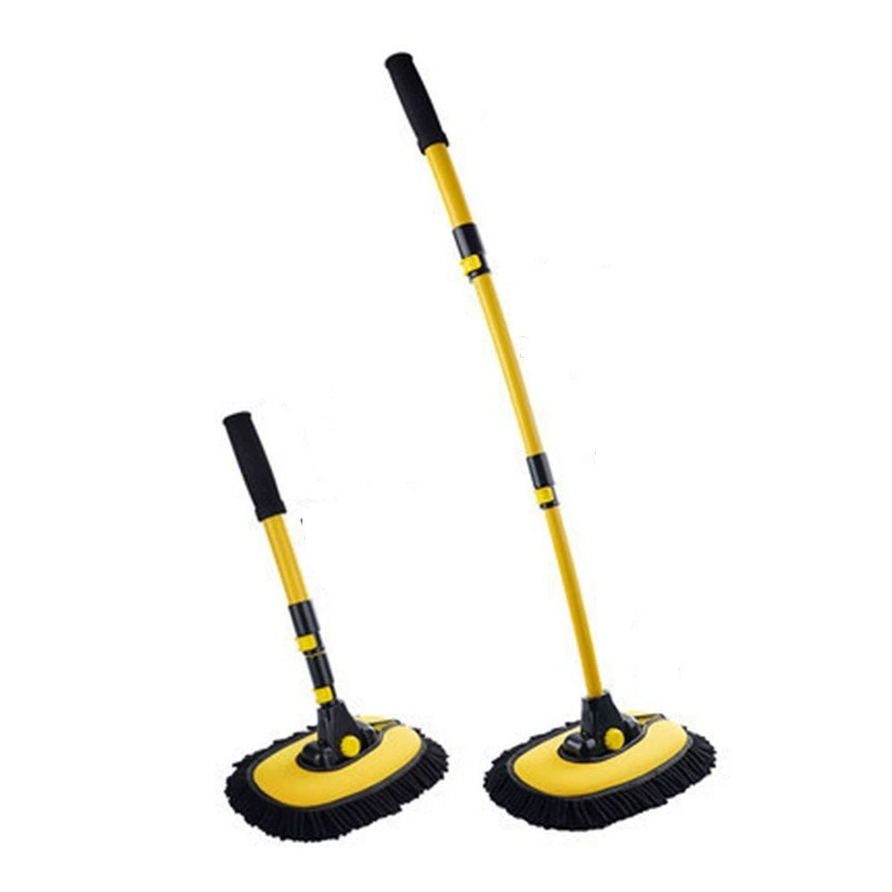 Teleskopický kartáč do myčky aut, černý