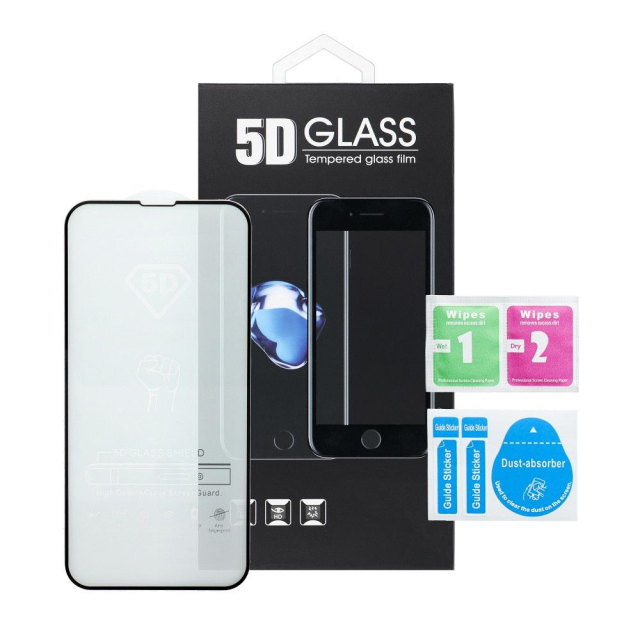 5D tvrzené sklo s celoplošným lepidlem – pro Xiaomi 11T / 11T Pro, černé