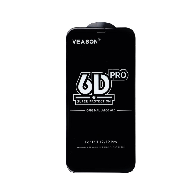 6D Veason Pro Glass – pro iPhone 15 Pro, černá