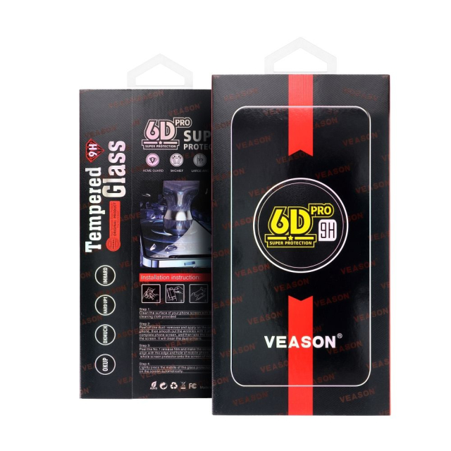 6D Veason Pro Glass – pro iPhone XR / 11, černá