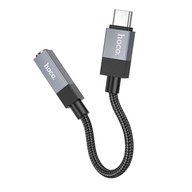 Adaptér AUX USB-C na 3,5 mm jack Hoco UPA32C UPA32C černý