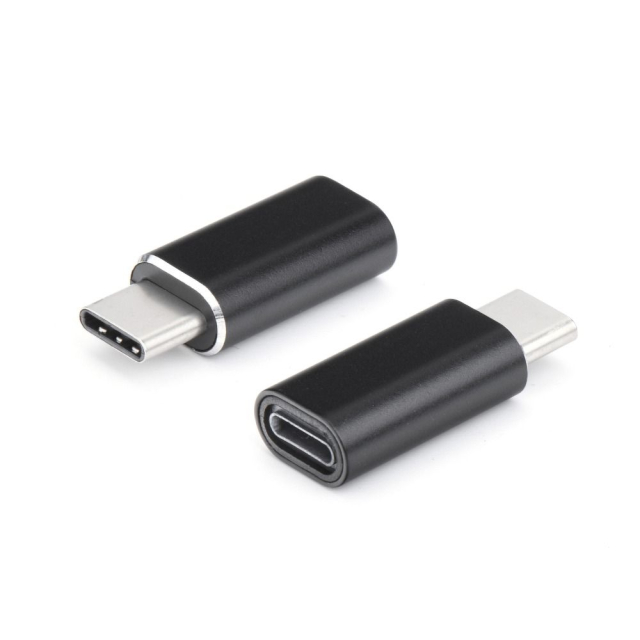 Adaptér Lightning (samice) na Type-C (samec), černý