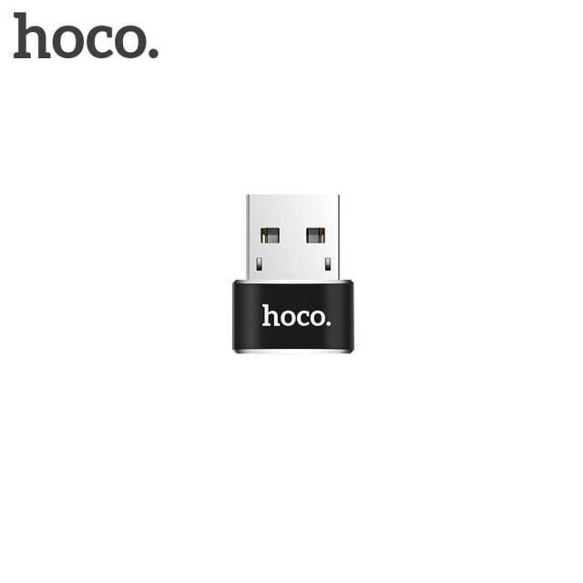 Adaptér OTG USB A na USB C Hoco UA6 černý