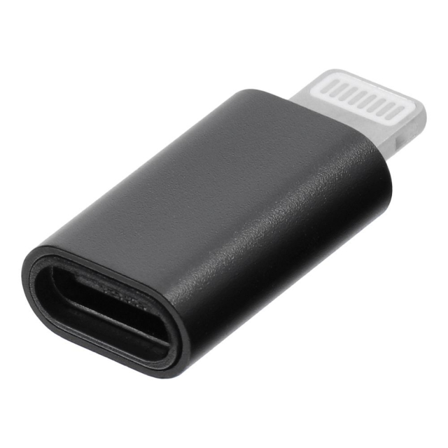 Adaptér typu C na Lightning Blue Star – černý