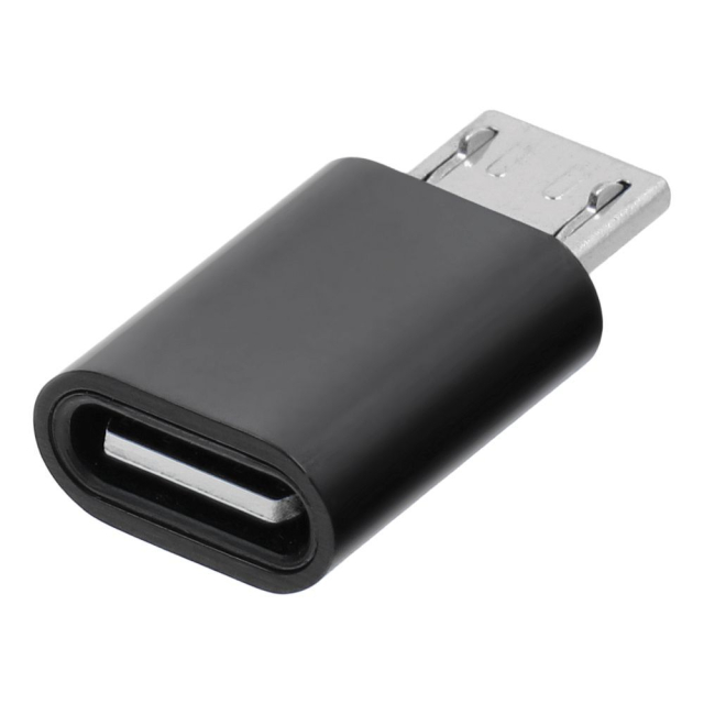 Adaptér typu C na Micro USB Blue Star – černý