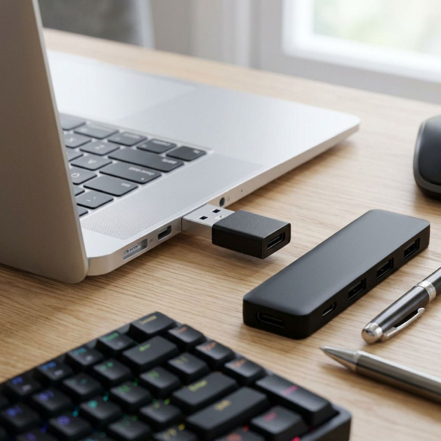 Adaptér typu C na USB A 3.0 Blue Star – černý