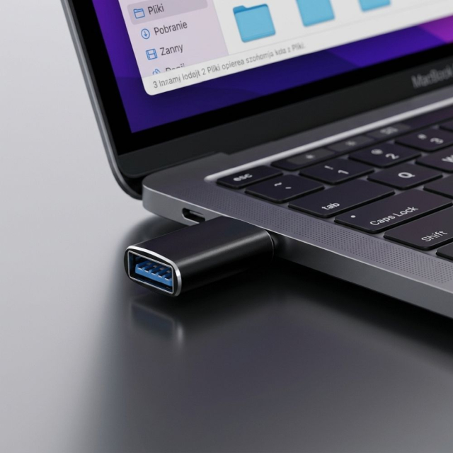 Adaptér USB A 3.0 na Type C Blue Star – černý