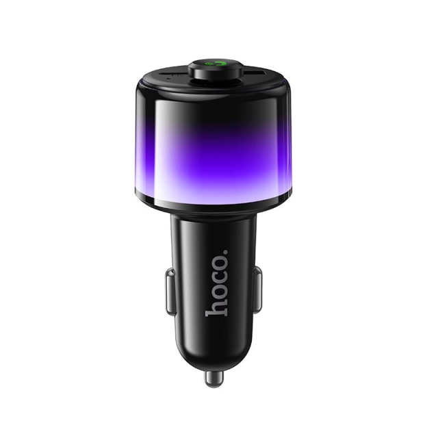 Autopřijímač Bluetooth Hoco 2 x USB-A + USB-C QC3.0 PD 42 W E166 černý