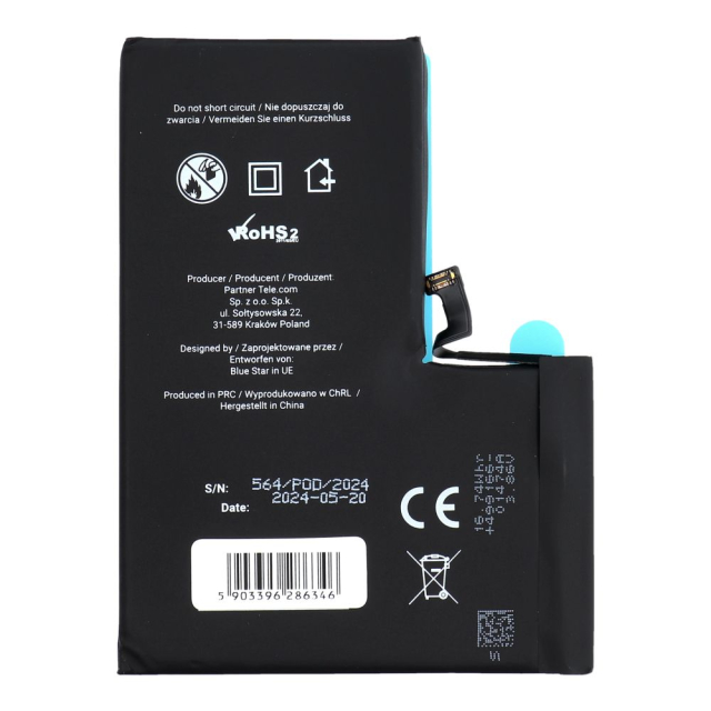 Baterie pro iPhone 14 PRO MAX 4323 mAh Blue Star HQ