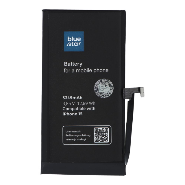 Baterie pro iPhone 15, 3349 mAh, Blue Star HQ