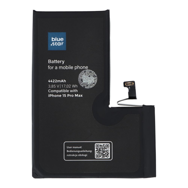 Baterie pro iPhone 15 PRO MAX 4422 mAh Blue Star HQ