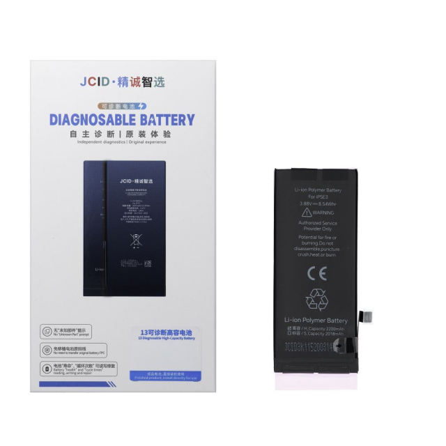 Baterie pro iPhone SE3 2022 (s vysokou kapacitou) – JCID s možností diagnostiky (použitá)