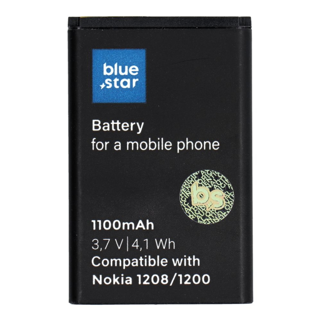 Baterie pro modely Nokia 1208 / 1200 / C1 / 1616 / 1800, 1100 mAh, Blue Star