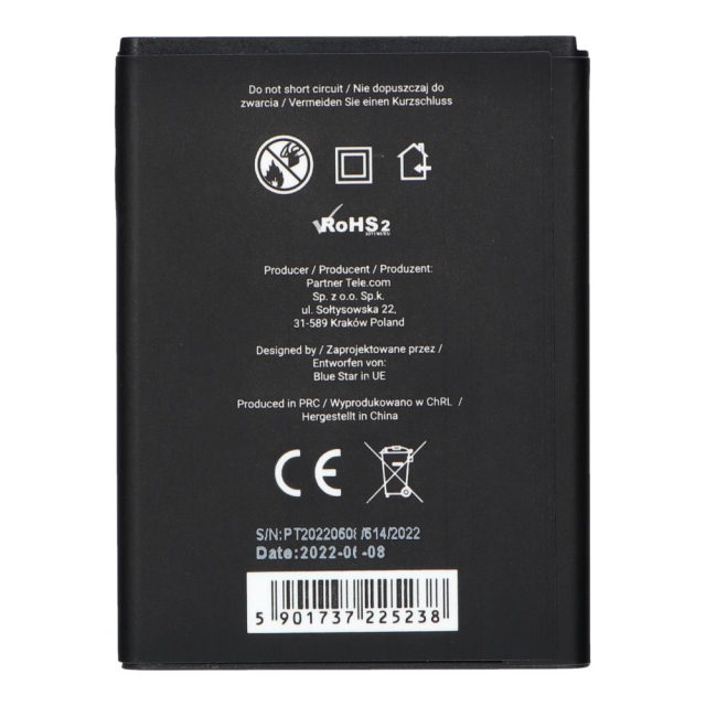 Baterie pro Samsung Galaxy Mini 2 S6500 / Galaxy Young S6310 / Galaxy Ace Plus S7500, 1550 mAh, Blue Star Premium