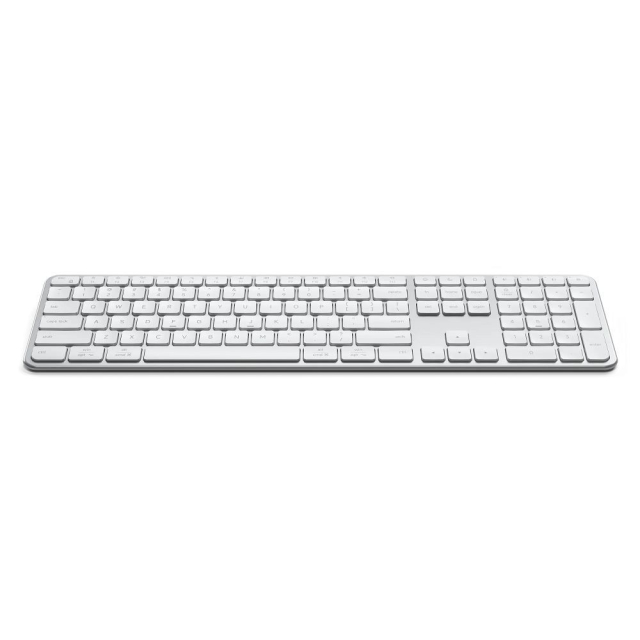Bezdrátová klávesnice QWERTY Satechi Slim EX3 pro Mac / PC ST-KEX3S-EN, stříbrná
