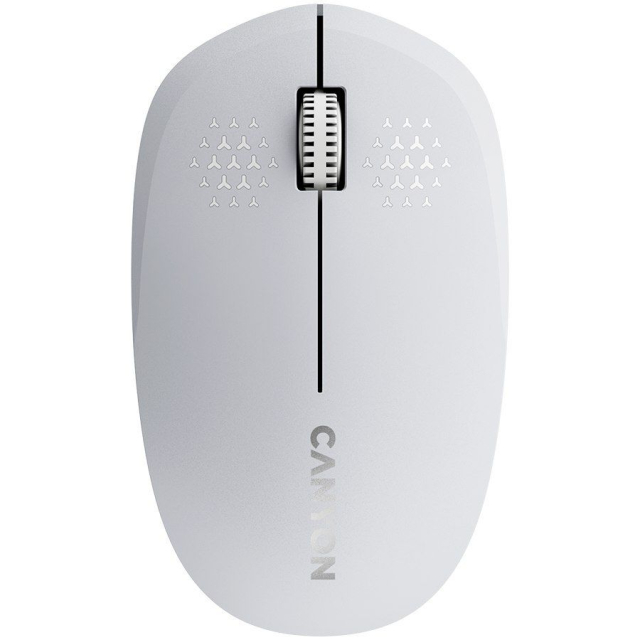 Bezdrátová myš pro ovládání oběma rukama, BT, 1200 dpi, CANYON MW-04, bílá