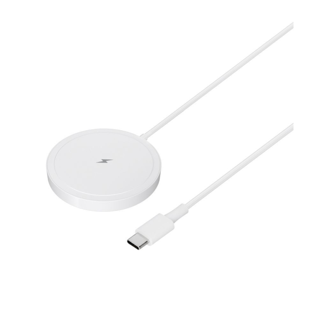 Bezdrátová nabíječka BLUE STAR Charing Pad 15 W, kompatibilní s MagSafe, bílá