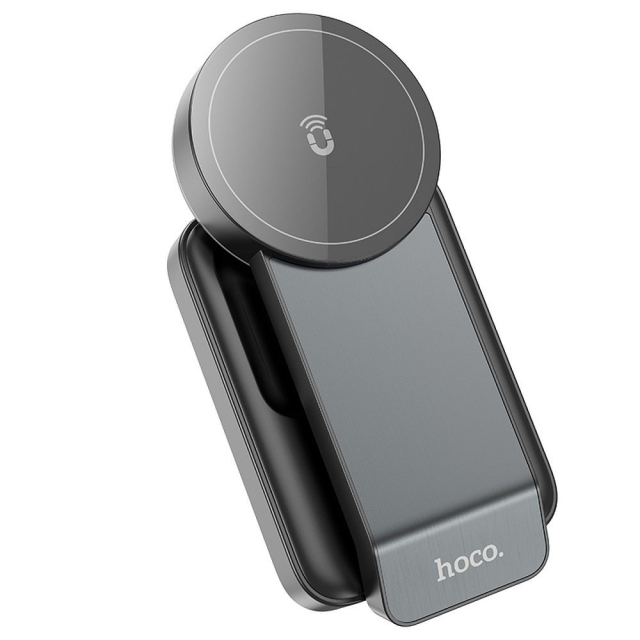 Bezdrátová nabíječka Hoco 3 v 1, 15 W, kompatibilní s MagSafe, CQ3, černá