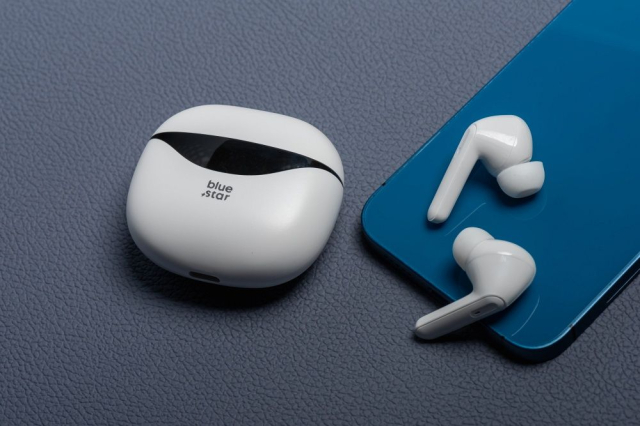 Bezdrátová sluchátka Blue Star T60 TWS, bílá