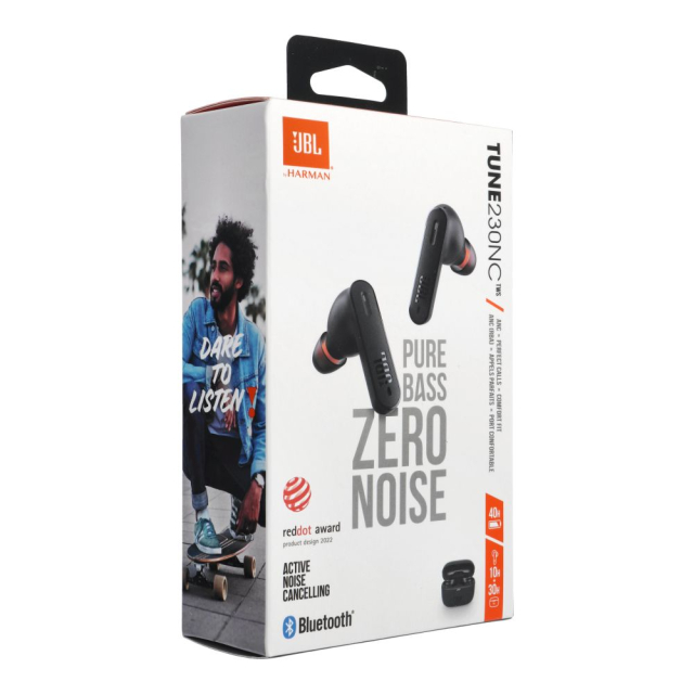 Bezdrátová sluchátka JBL T230NC TWS, černá
