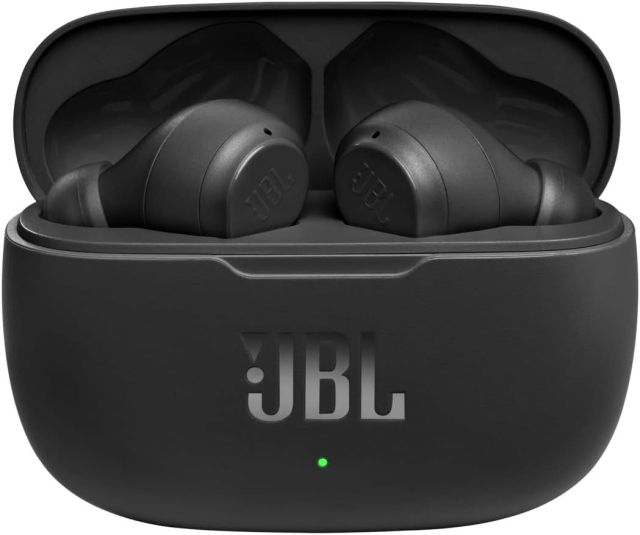 Bezdrátová sluchátka JBL TWS Wave 200, černá
