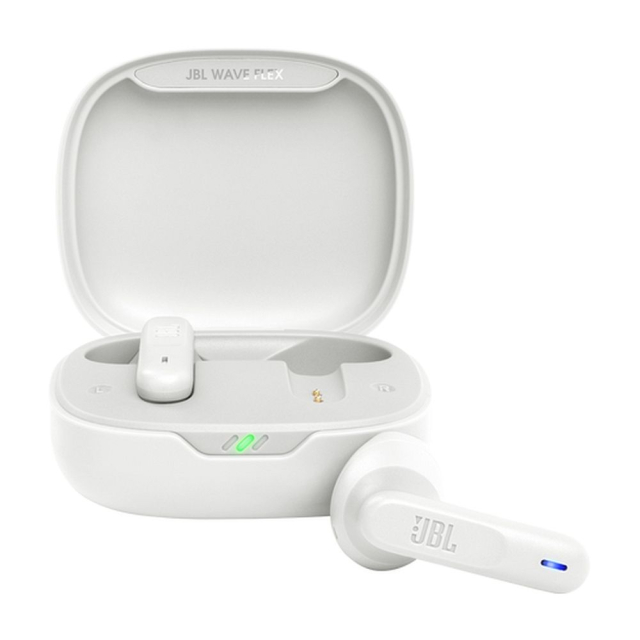 Bezdrátová sluchátka JBL Wave Flex JBLWFLEXWHT, bílá