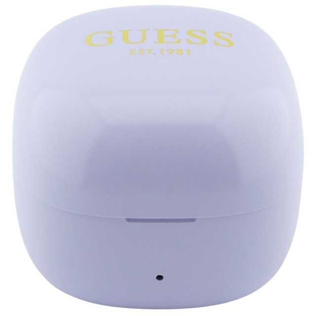 Bezdrátová sluchátka OWS Guess Mini Classic, fialová