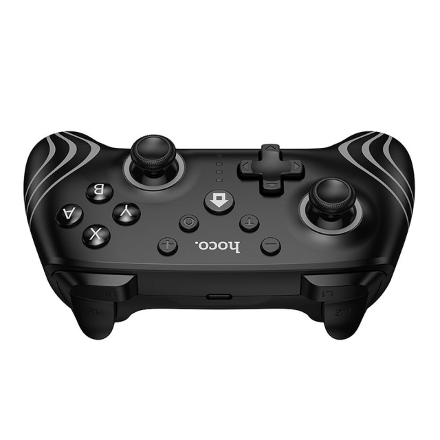 Bezdrátový gamepad Hoco pro Nintendo Switch 1 / 2 / PC GA2, černý