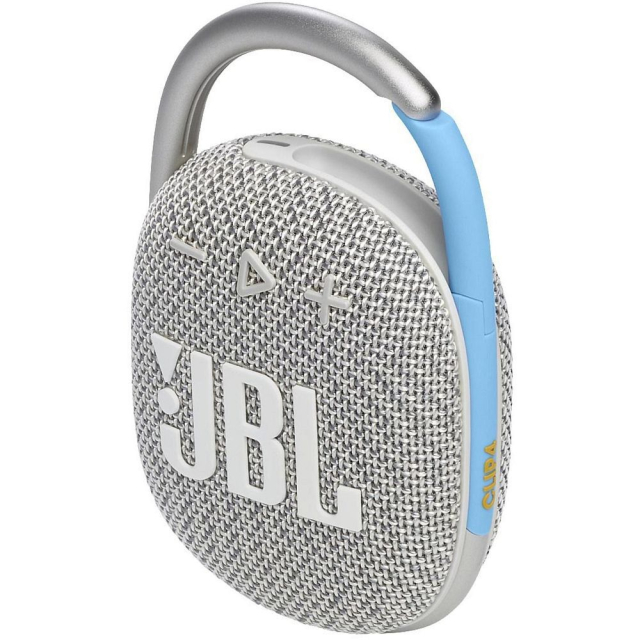 Bezdrátový reproduktor 5 W, 10 hodin, JBL CLIP 4 ECO, bílý