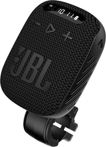 Bezdrátový reproduktor JBL Wind 3 s držákem na řídítka, černý