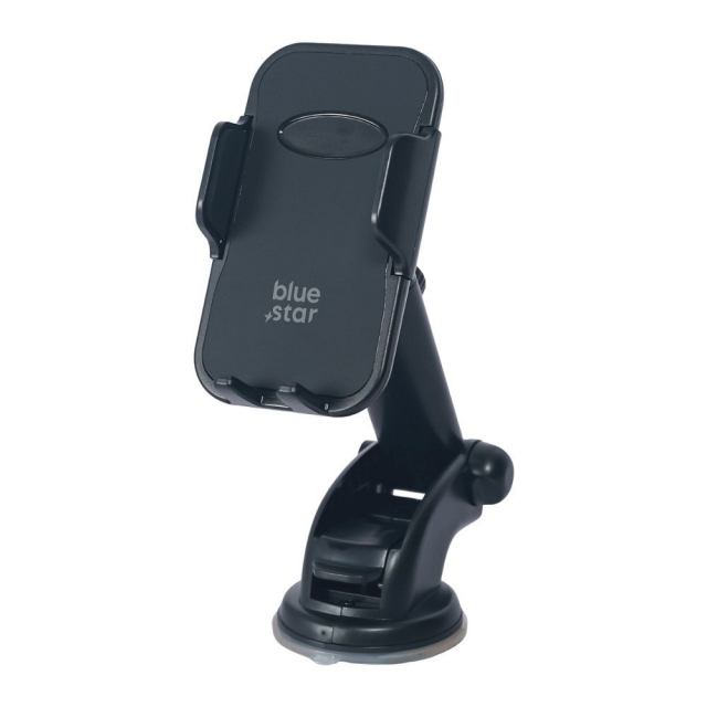 BLUE STAR Slide Mount Classic (18–23 cm) – držák do auta na čelní sklo, černý