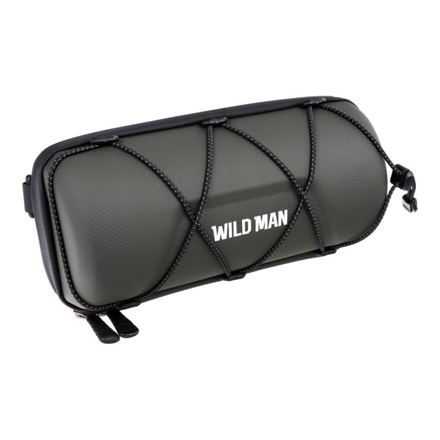 Cestovní taška WILDMAN na řídítka kola se zipem, objem 2 l, model GD7X, zelená