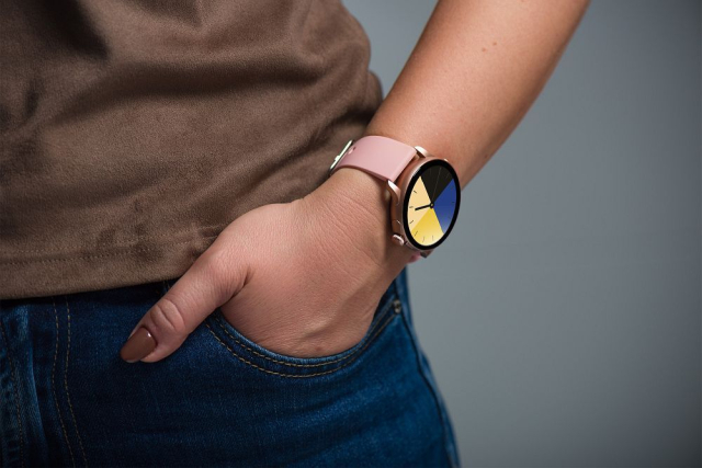Chytré hodinky TITMO O-150 (AMOLED, volání přes Bluetooth) růžové